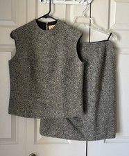 Pendleton Vintage pure wool 2 pc skirt vest set Herringbone. Side 12. Classic