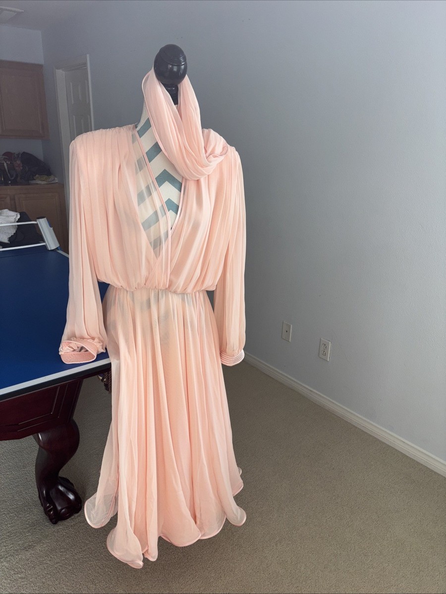 1950 Dress Peach, Nordstrom WAYNE & CLARK Vintage, Flowy Dress With Scarf New | eBay 1950 Dress Peach, Nordstrom WAYNE & CLARK Vintage, Flowy Dress With Scarf New | eBay