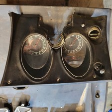 1971-1973 Corvette Driver Side Lower Dash Pad W Speedometer Tachometer Original
