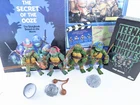 Vintage 1992 TMNT Teenage Mutant Ninja Turtles Movie Star All 4 & Accessories
