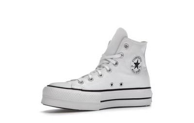 Converse Chuck Taylor All Star Hi Platform White Black Size 6 Brand New 561676C