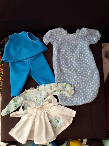 Vintage Handmade Clothes For Cabbage Patch Dolls. 6 Pieces Total