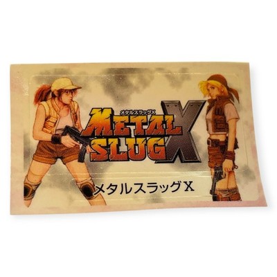 Sony PlayStation 2 Ps2 Metal Slug X Promo Memory Card Sticker