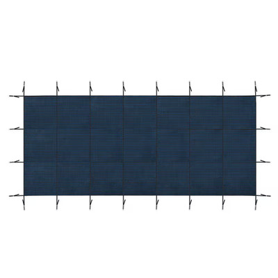 20 Ft. X 40 Ft. Rectangle Blue Mesh Swimming Pool Safety Cover for Underground a