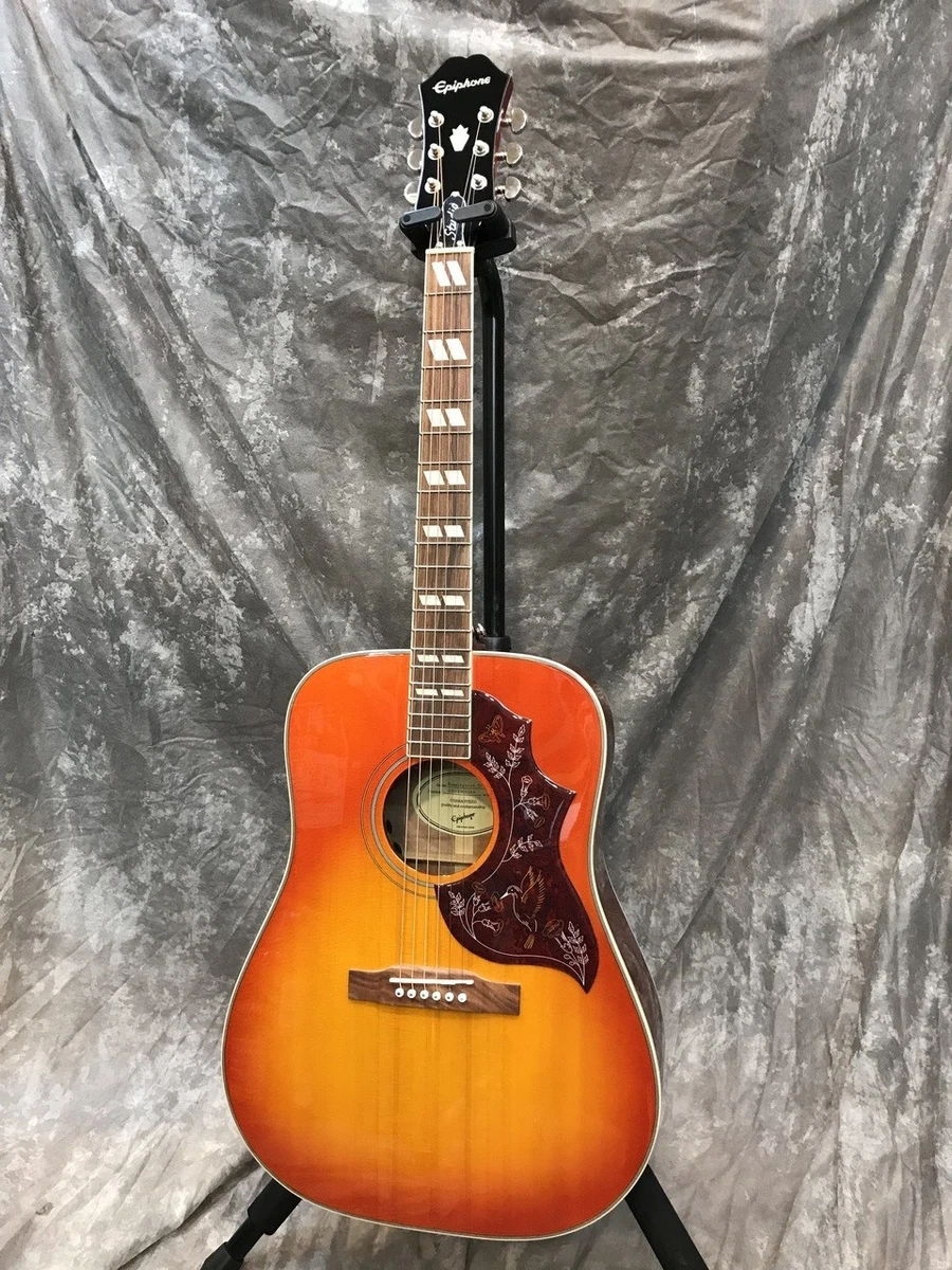 Guitarra Eléctrica Acústica Epiphone Hummingbird Studio Sunburst Fishman...