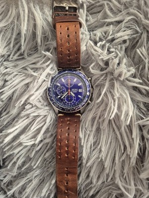Seiko Flightmaster Pilot's Chronograph SND255P1/ 100M Water