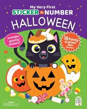My Very First Sticker by Number Halloween Activity Book for Kids, Includes Pull-