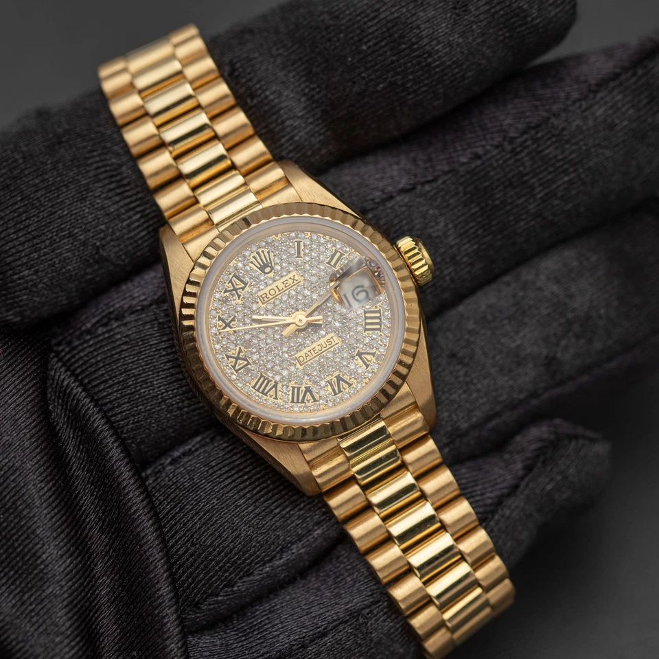 Presidential Rolex Datejust 69178 18K Yellow Gold Watch 26mm Diamond Dial 0.9ct - Image 2 of 4