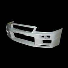 For Nissan Skyline R34 Gtr Ts Type Frp Unpainted Front Bumper