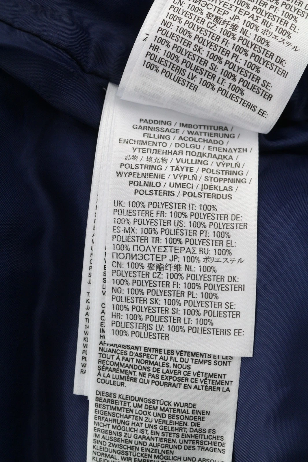 DIESEL Men Jacket W-Spleak-A S Blue Washed Oversized Bomber Insulated RRP325 image 10