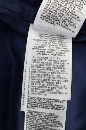 DIESEL Men Jacket W-Spleak-A S Blue Washed Oversized Bomber Insulated RRP325 image 10
