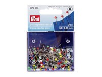 Prym Glaskopfstecknadeln 30 X 0,60Mm - Silber, Bunt - 1 Dose, 20G