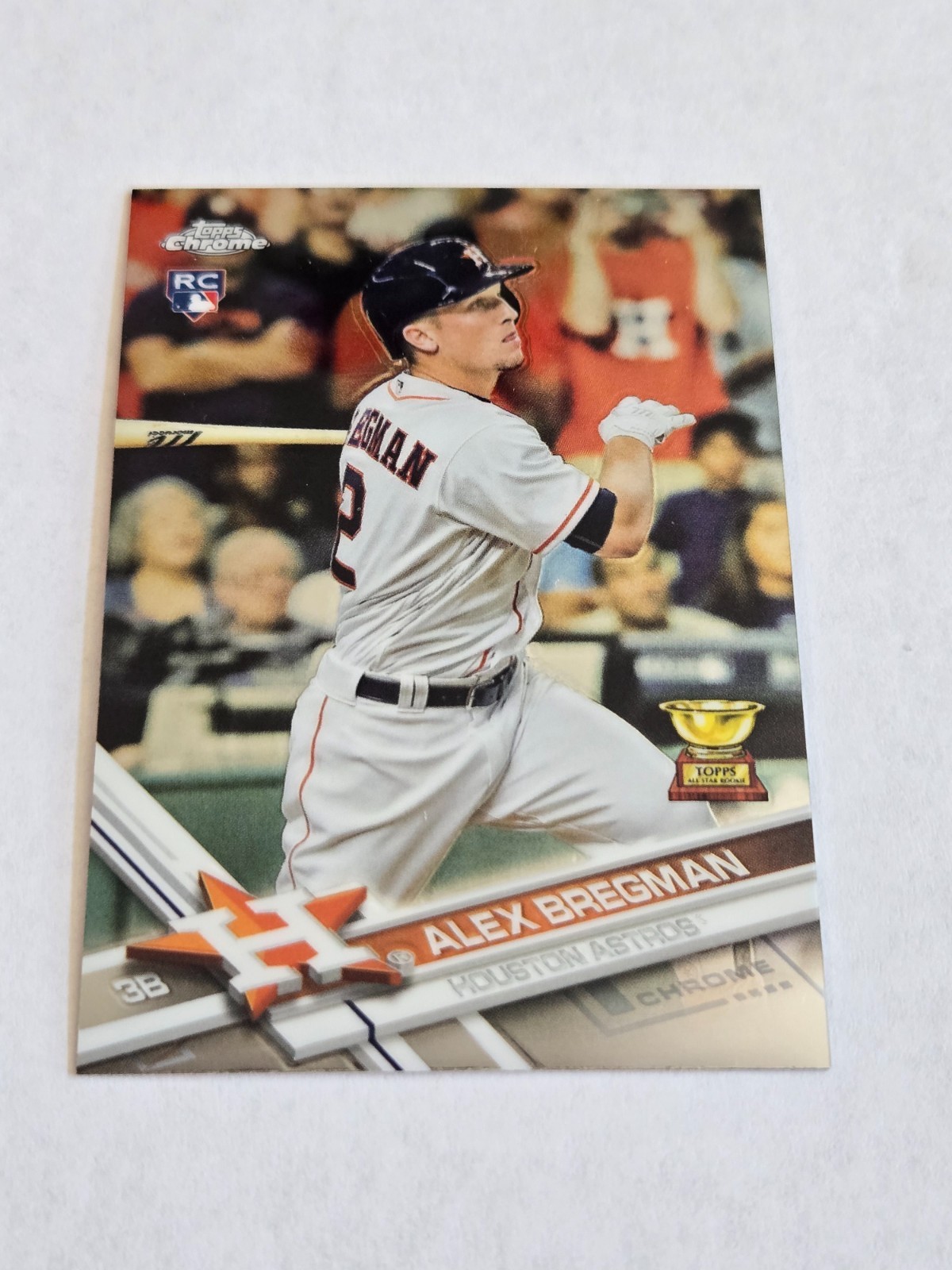 ALEX BREGMAN RC 2017 TOPPS CHROME BASEBALL #9 HOUSTON ASTROS