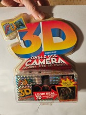 New, Vintage 1996, Spirit Fun 3D Magic Plus Single-use, Disposable 3D Camera