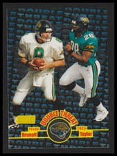 1998 Stadium Club #DT6 Mark Brunell / Fred Taylor Double Threat Jaguars