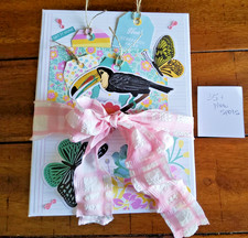 CRAFTY Junk Journal Handmade Book Photo Album...