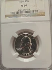 1958 Washington Quarter NGC PF66 Beautiful Coin!