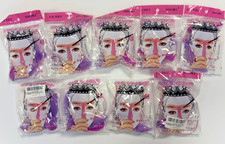 Lot of 9 Pack Eyebrow Shaping Stencils 8 Styles Grooming Makeup Template Tool