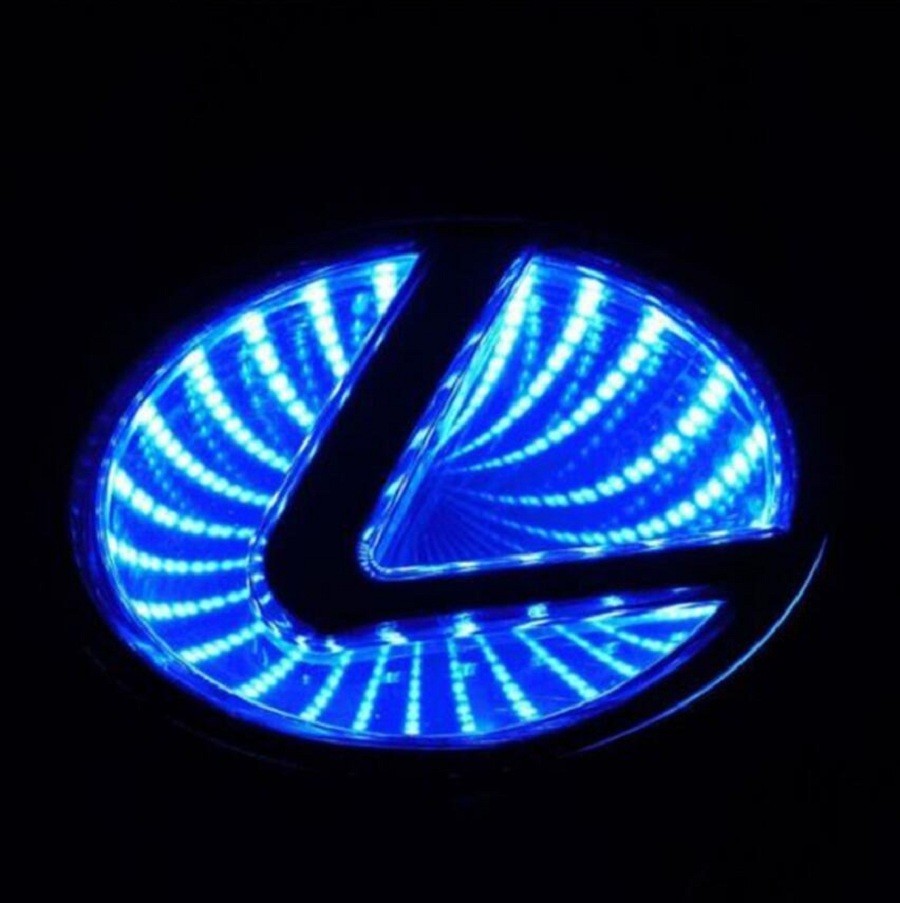 렉서스 LED 3D 엠블럼 로고 (3가지 색상) 외장 부품 및 액세서리