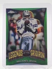 2024 Topps Chrome Football Green Refractor Michael Irvin #LOG-15
