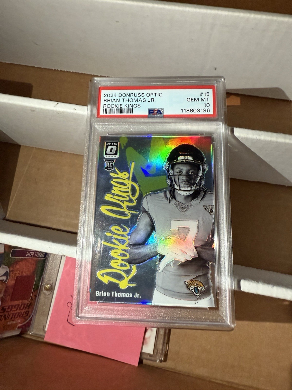 2024 Donruss Optic Brian Thomas JR ROOKIE KINGS PSA 10