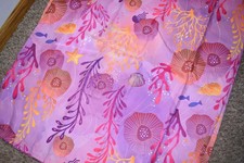 L7 WOW NWOT Disney The LITTLE MERMAID microfiber Twin Flat Bed Sheet Fabric 