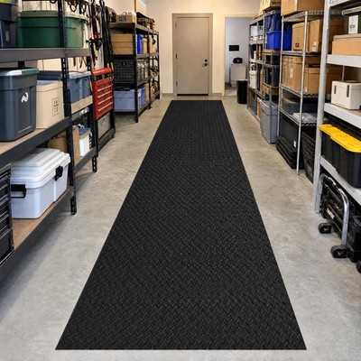 2.8mm Thick PVC Garage Floor Mat Waterproof Oil-Proof Trim-to-Fit Anti-Slip Roll