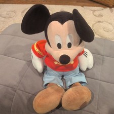 The Disney Store exclusive MICKEY MOUSE 18" Plush Stuffed Animal 1999 Vintage