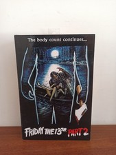 NECA Friday the 13th part 2 Jason Voorhees Action Figure Horror Autentica Nuova