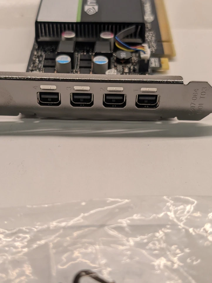 HP Nvidia Quadro T1000 4GB Workstation GPU Graphics Video Card M16993-001 - Image 4 of 4