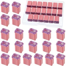 Moukeren 20 Pieces 608830 30 Amp Micro Cartridge Fuses as the picture shown 