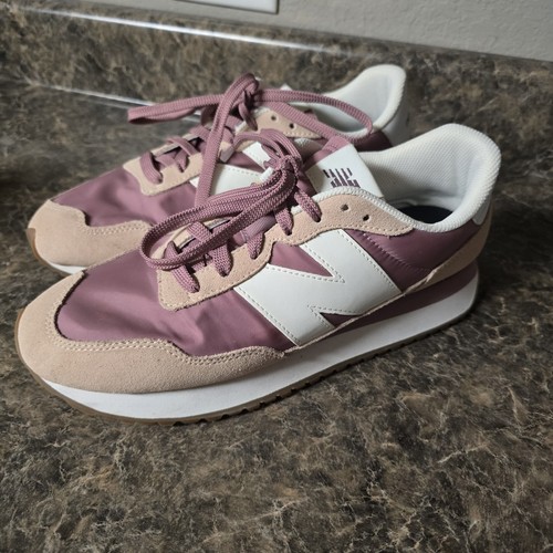New Balance 237 Sneakers Trainers Shoes Mens 9.5 Purple/White MS237RE Womens 11