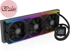 FW360 SE ARGB V2 360Mm AIO CPU Liquid Cooler with 2-Inch LCD Screen, 3 X TL-M12Q