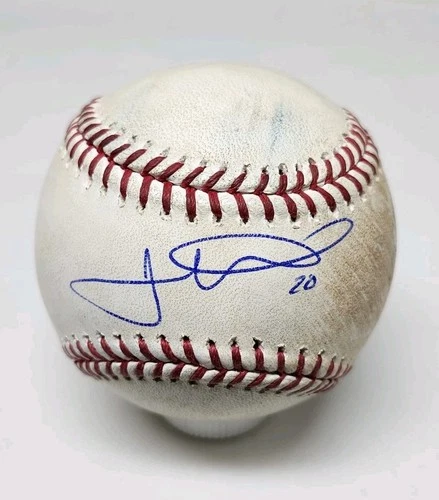 Jonah Heim Signed Autographed Game Used Major League Baseball BRAVES