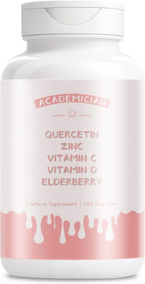 Zinc Supplements Quercetin with Bromelain Vitamin C Vitamin D Supplement Black E