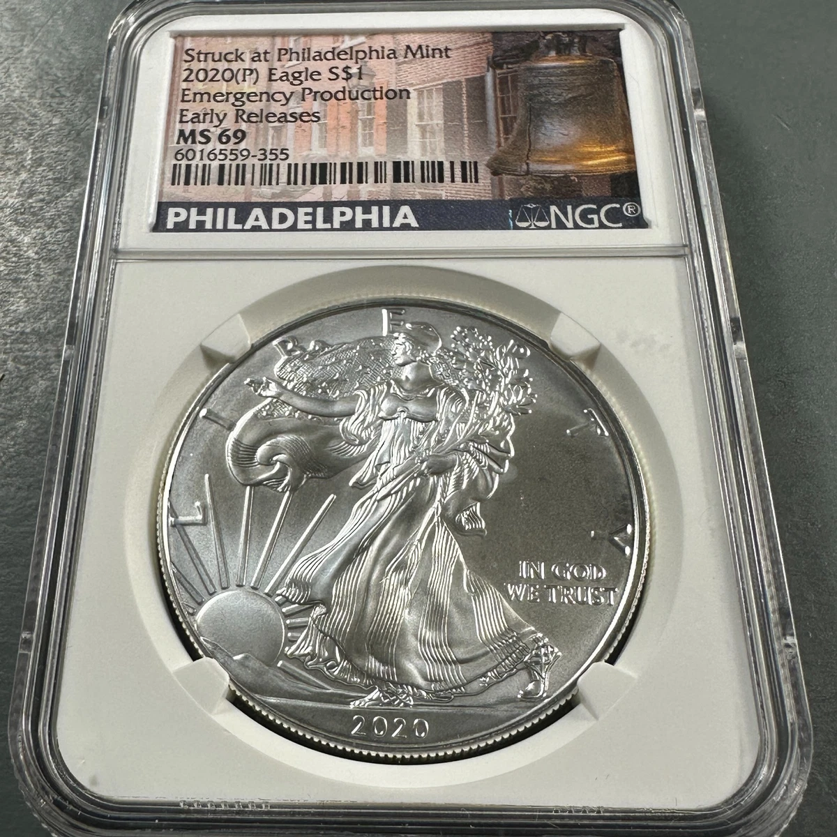 25+ American Eagle MS 69 Graded 2020 Silver Bullion Coins for sale