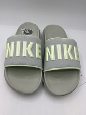 Nike Offcourt Slide BQ4632 013 Light Silver/Barely Volt Women  s Size 8 NWT