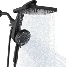 High Pressure Rain Shower Head: Upgrade Shower Heads with Handheld Spray Combo w