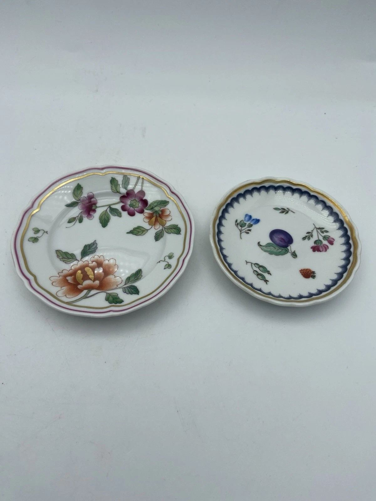 Vintage Richard Ginori Butter Dishes x 2 Fine Italian Porcelain Firenze Italy