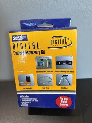 Vtg Digital Camera Accessory Kit Digital Concepts -Fits Most Digital Cameras NEW