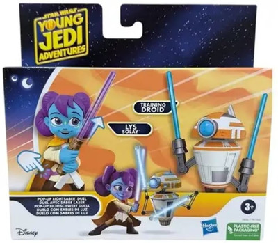 Hasbro Star Wars Young Jedi Adventures (4 )  Lys Solay & Training Droid Neu/OVP