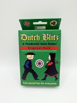 Dutch Blitz Original Pack Card Game 160 Cards 2014 Dutch Blitz Game Co 2-4 P