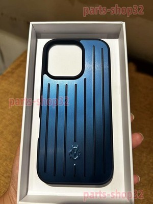 RIMOWA ネイビーブルー iPhone16 proケース新品未使用品です。 【公式