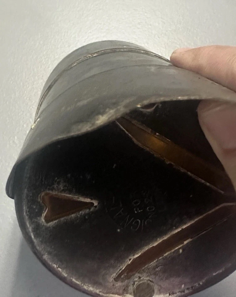 2 VinTagE SIGNAL STAT Arrow TURN SIGNALS AUTO Custom Rat RoD Brooklyn USA Rare - Image 3 of 4