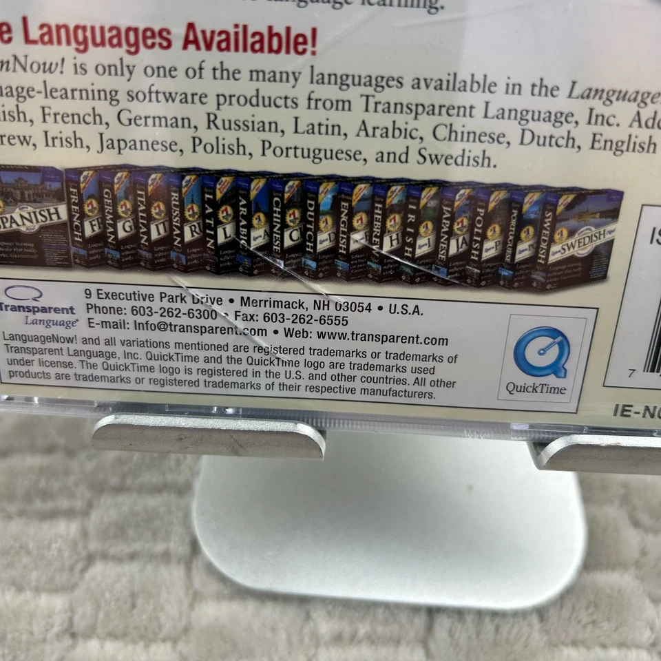 Learn Italian Now! Windows/Mac CD-Rom Transparent Language NewSealed - Image 3 of 4
