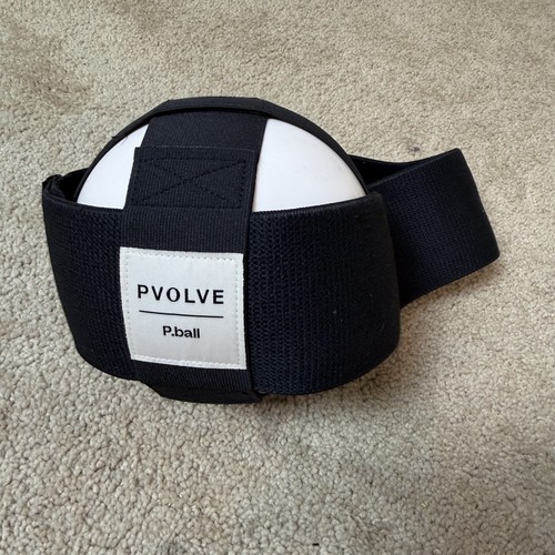 P.volve P.ball Exercise Ball with Resistance Strap for Glutes & Thighs Workout