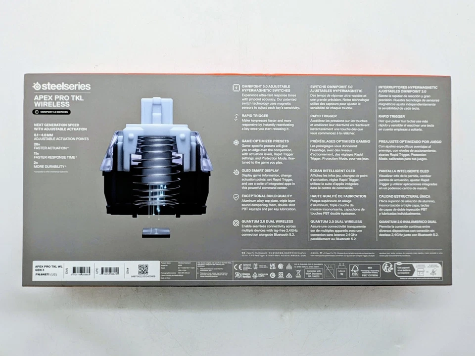 SteelSeries Apex Pro TKL 2023 RGB Gaming Keyboard - Ships Free - Image 2 of 4