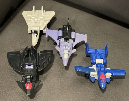 Vintage G1 Transformers Decepticon Micromasters Air Strike Patrol Set Whisper +
