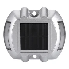 Casting Aluminum Solar Power Waterproof 6 LED Lamp Outdoor Road Driveway Pathway