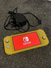 Nintendo Switch Lite 32GB Handheld Console System Yellow with Charger